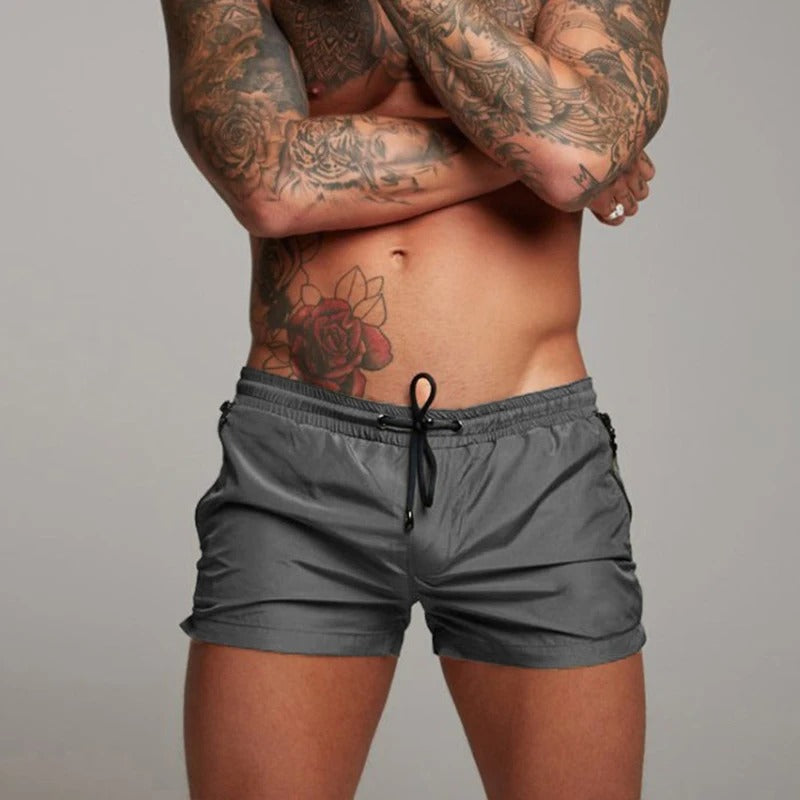 Levoire | Maillot De Bain Court À Séchage Rapide Avec Stretch gris foncé