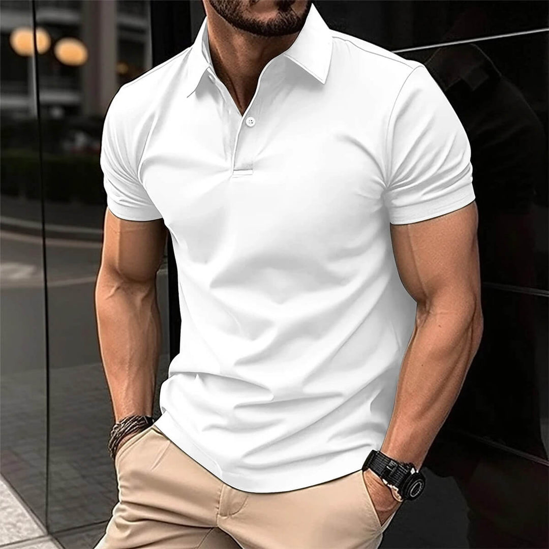 Levoire | T-Shirt Polo De Loisirs Pour Homme Blanc