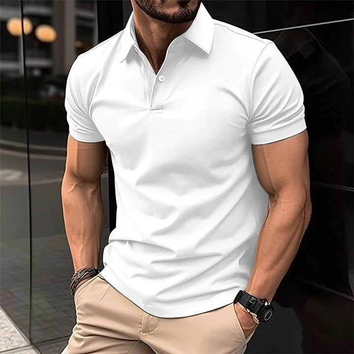 Levoire | T-Shirt Polo De Loisirs Pour Homme Blanc
