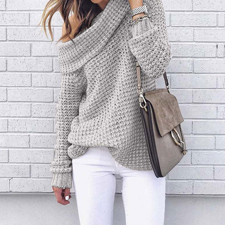 Levoire | Pull À Encolure Dégagée Gris