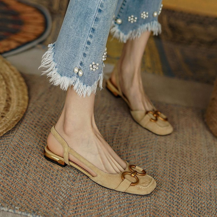 Levoire | Sandales à Boucle avec Élégance et Confort pour Femmes Kaki