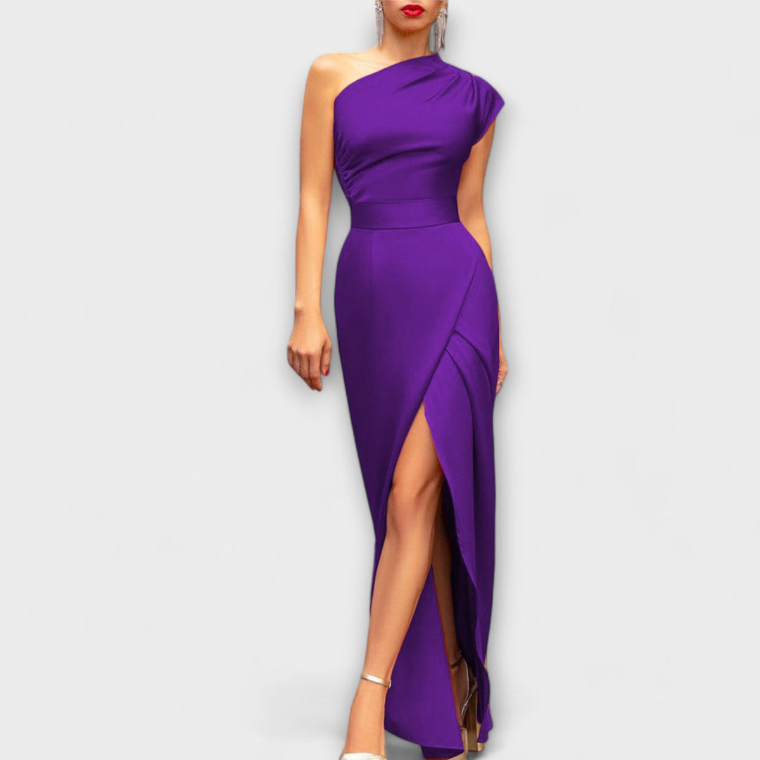 Levoire | Robe De Soirée Asymétrique Élégante Violet