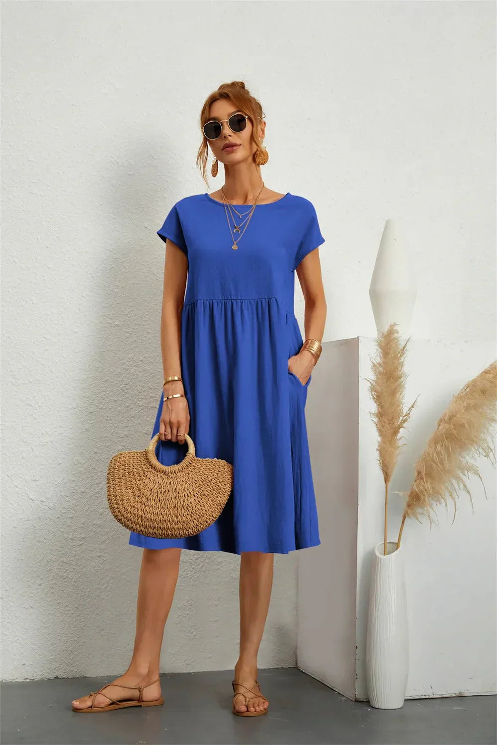 Levoire | Robe Élégante Pour Femmes Bleu