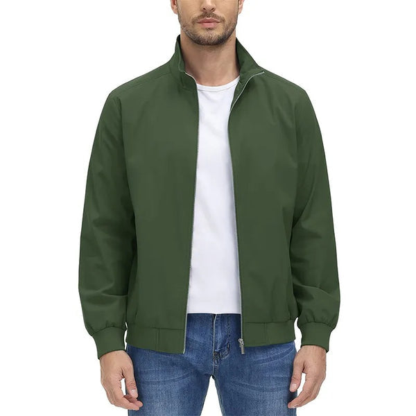 Levoire | Veste à col montant à fermeture éclair à manches longues Vert