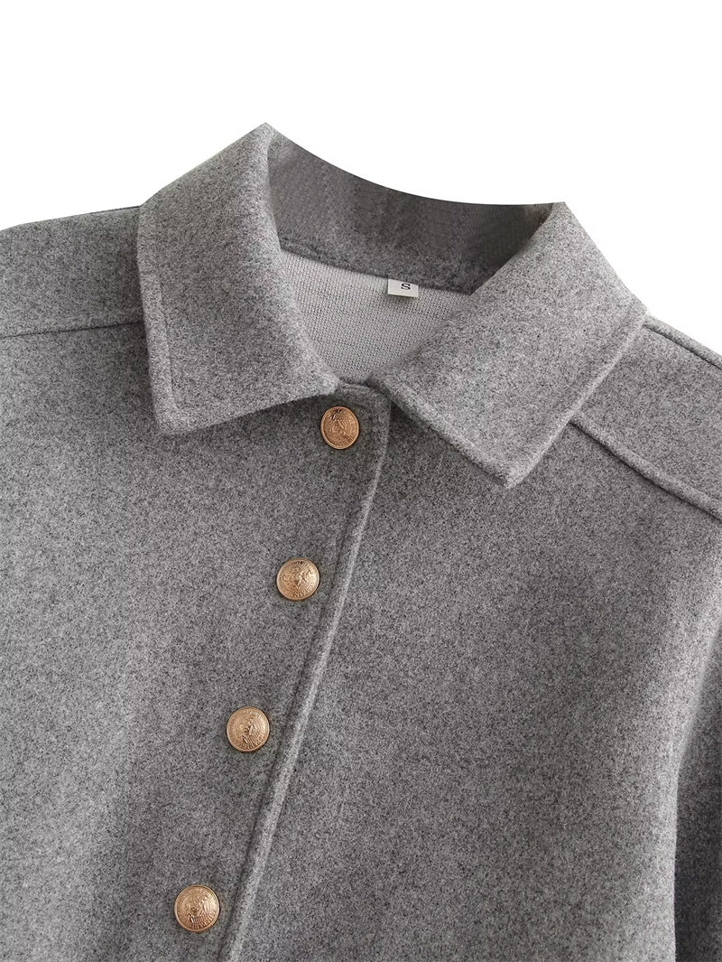 Levoire | Doudoune À Boutons Pour Femme - Hiver