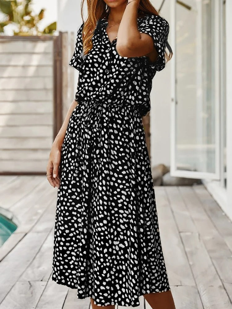 Levoire | Robe Intemporelle De Cueillette De Vin Noir