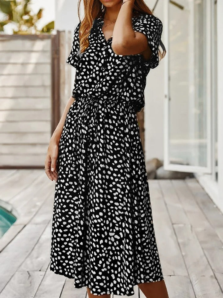 Levoire | Robe Intemporelle De Cueillette De Vin Noir