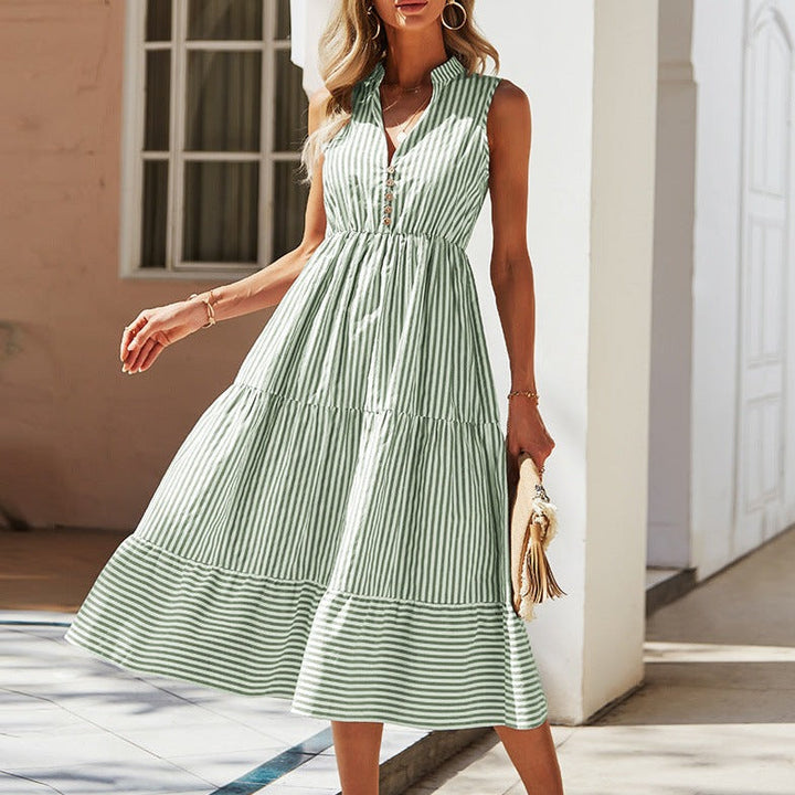 Levoire | Robe D'Été Confortable Pour La Journée Vert