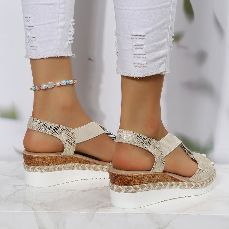 Levoire | Sandales Plates En Cuir Dt