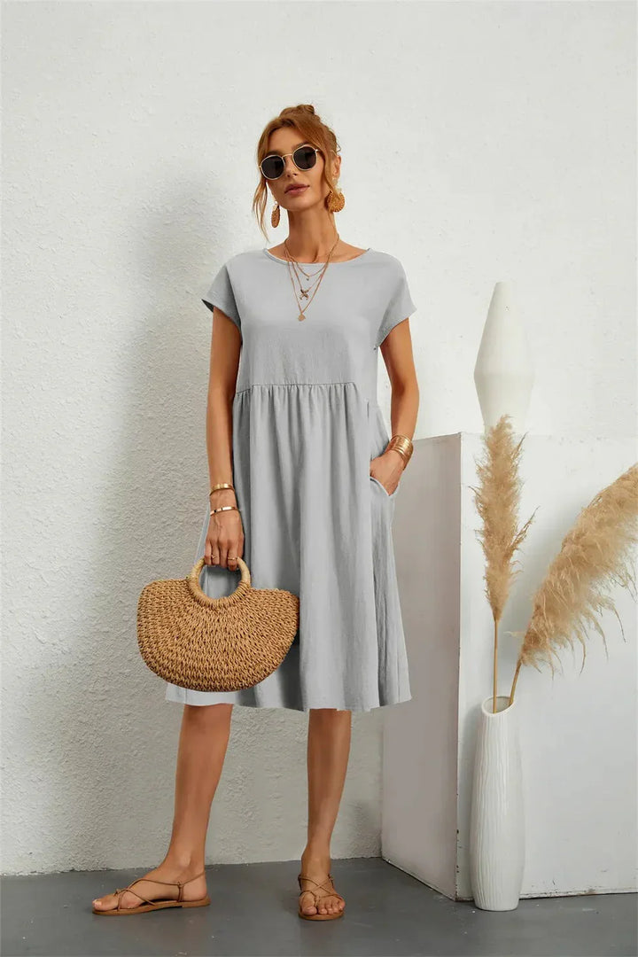 Levoire | Robe Élégante Pour Femmes Gris