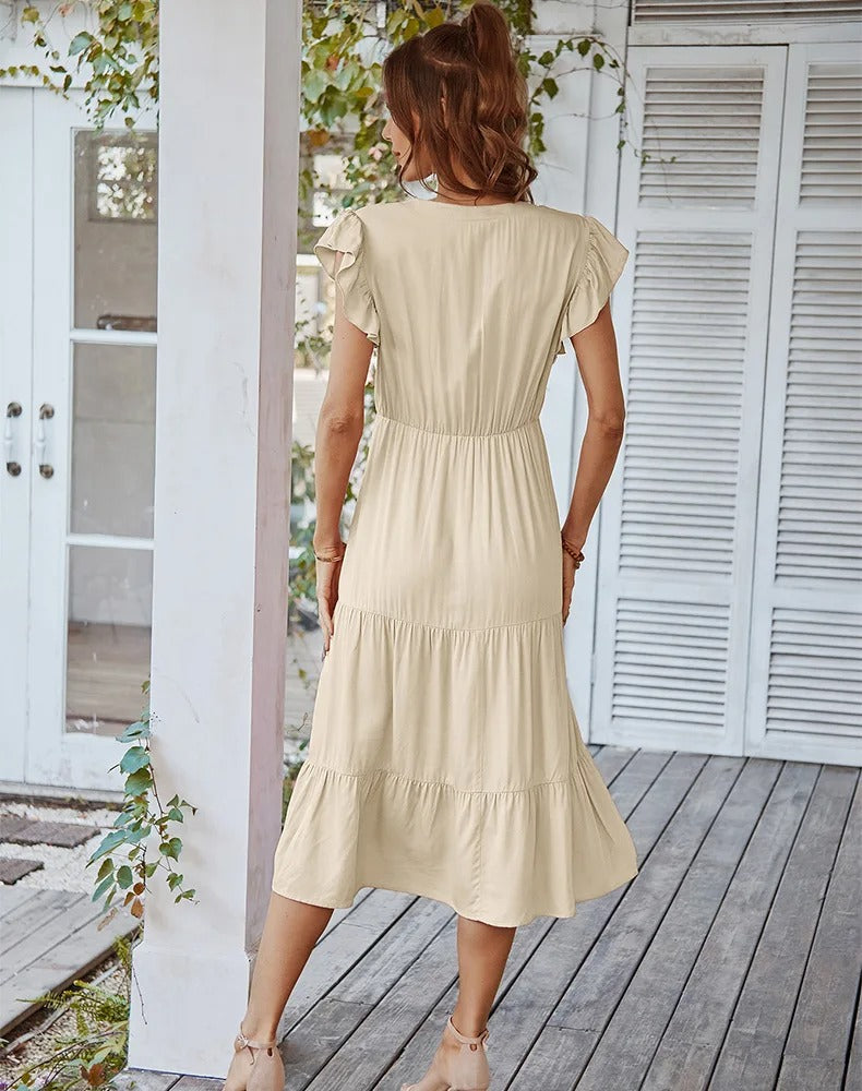 Levoire | Robe manches papillon femme