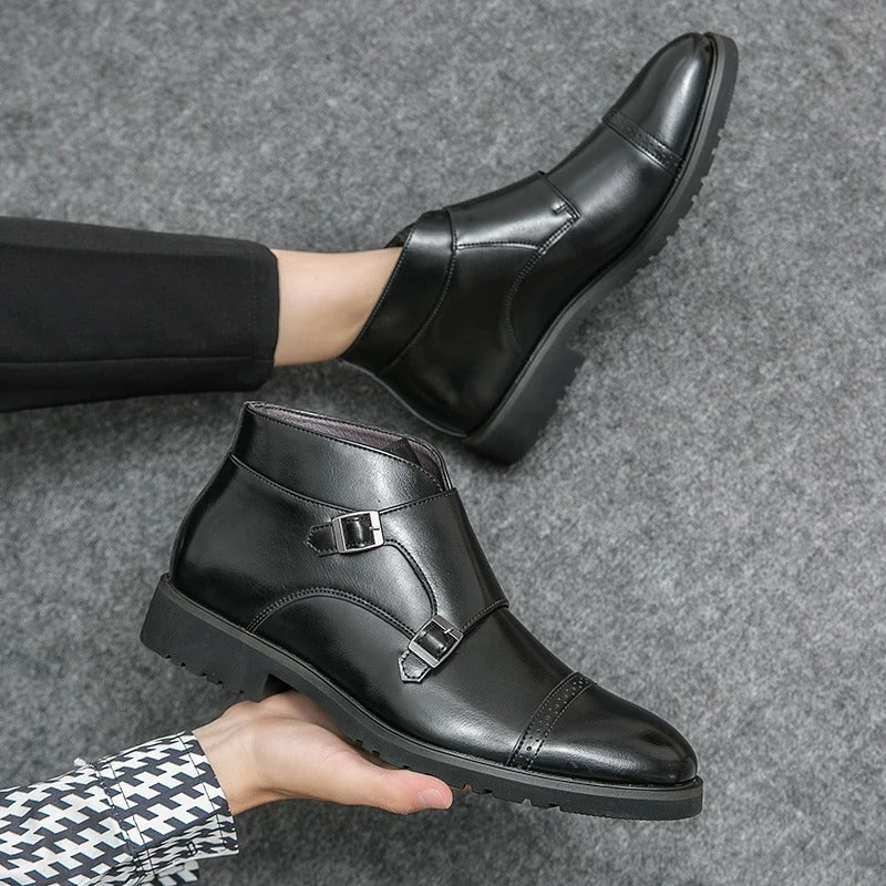 Levoire | Bottes En Cuir À Double Boucle