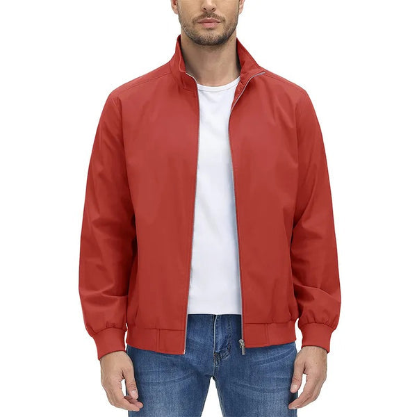 Levoire | Veste à col montant à fermeture éclair à manches longues Rot