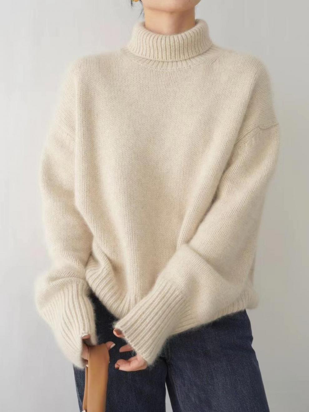 Levoire | Pull En Cachemire À Col Roulé Et Luxe