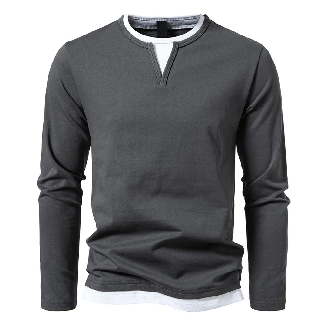 Levoire | Henley A Manches Longues Gris