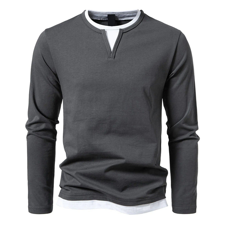 Levoire | Henley A Manches Longues Gris