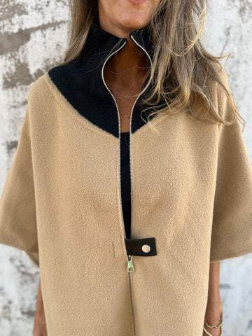 Levoire | Veste De Loisirs Avec Col Montant Et Fermeture Éclair