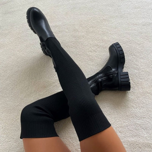 Levoire | Leie Chaussettes Respirantes Tricotage Et Bottes Hautes Antidérapantes
