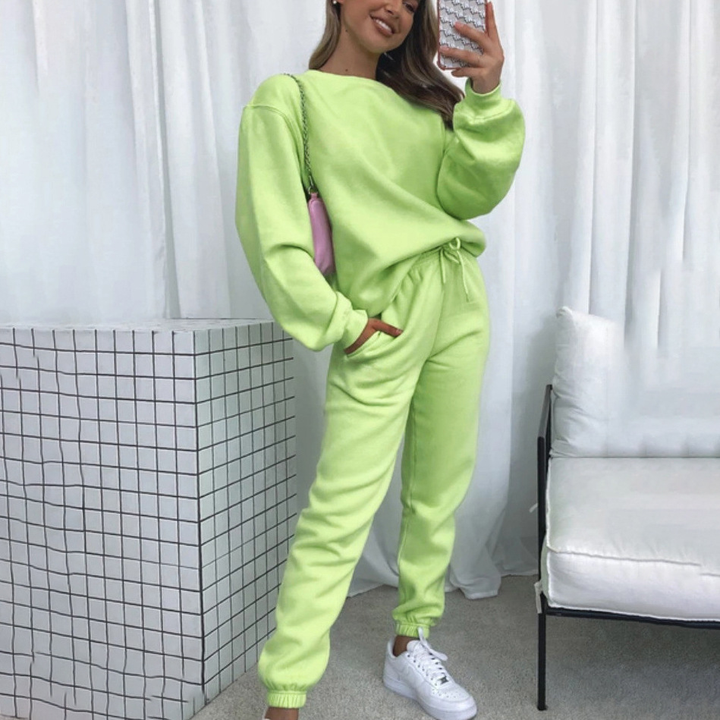 Levoire | Setti T-Shirt Et Pantalon Pour Femmes Vert clair