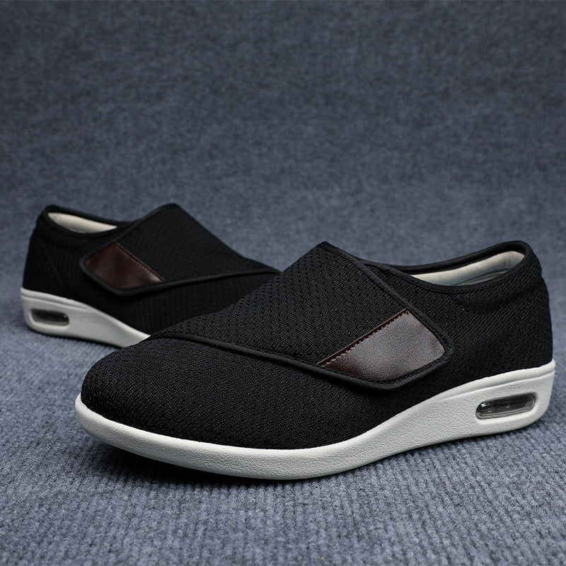 Levoire | Femmes & Hommes Large, Confortable Chaussures Orthopédiques Noir