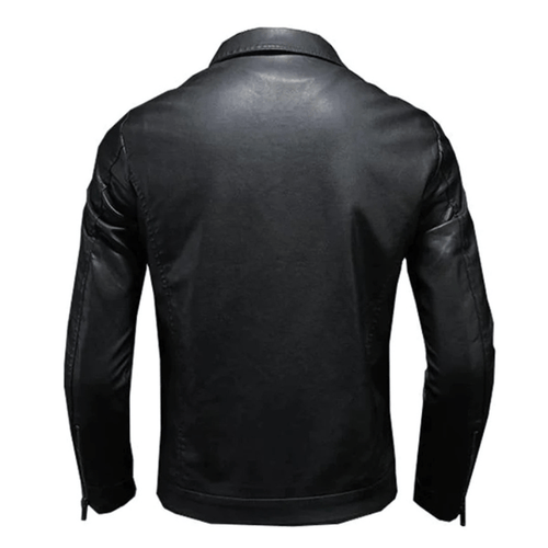 Levoire | Veste décontractée pour homme en cuir Détails subtils