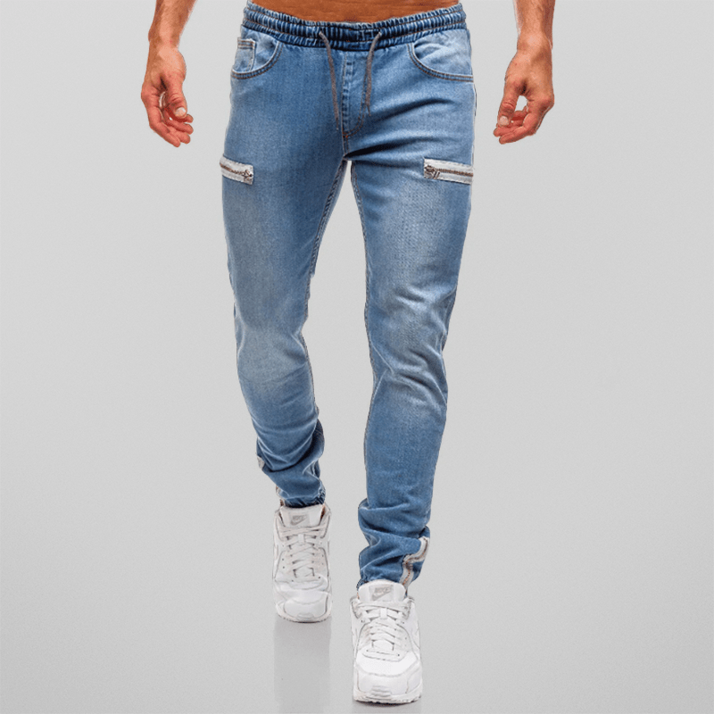 Levoire | Pantalon Homme Denim Jogging Détente Ajustée Bleu clair