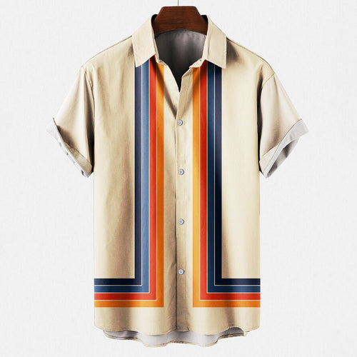 Levoire | Chemise rétro élégante pour hommes flair vintage