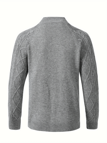 Levoire | Gilet avec motif en câble homme cardigan