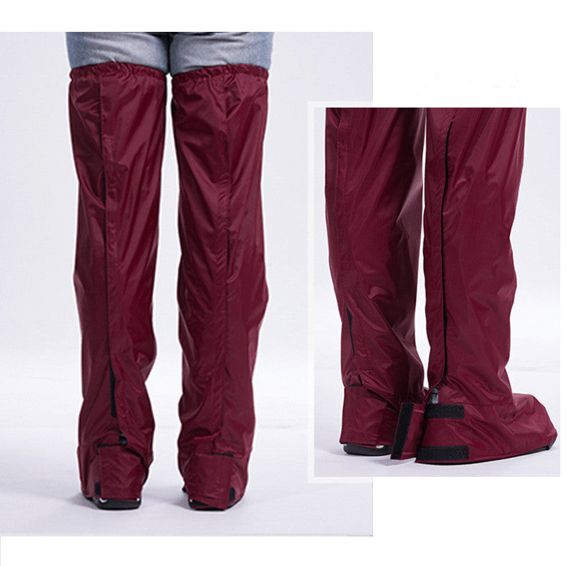 Levoire | Pantalons de pluie avec couvre-chaussures idéaux pour le vélo Rot