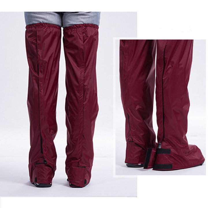 Levoire | Pantalons de pluie avec couvre-chaussures idéaux pour le vélo Rot