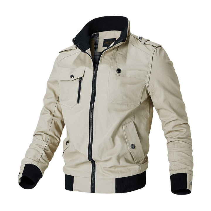 Levoire | Veste Bomber Moderne Homme Khaki