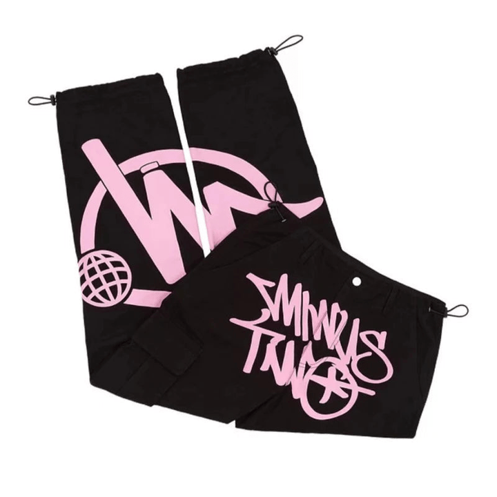 Levoire | Pantalon cargo unisexe jambes droites Rosa