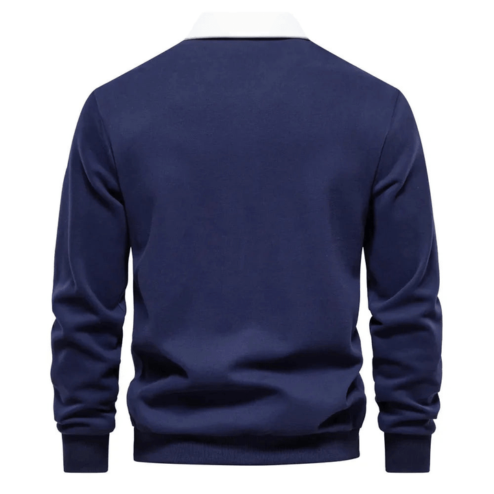 Levoire | Polo pull stylé à manches longues pour hommes