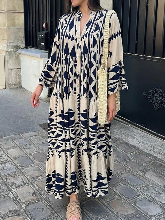 Levoire | Maxi-Robe D'Été - Une Robe Légère Et Confortable Bleu