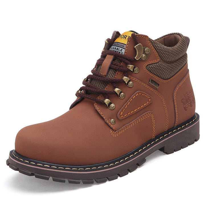 Levoire | Bottes En Cuir Durable Pour Hommes Luxueuses Braun