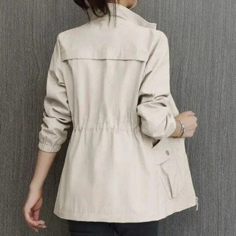 Levoire | Trench-Coat Zippé Pour Femmes Beige