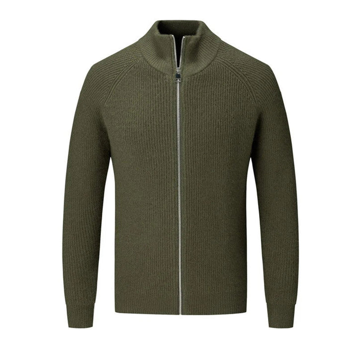 Levoire | Cardigan Zippé Vert