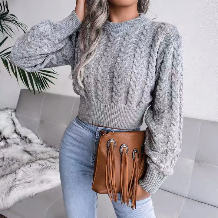 Levoire | Pull D'Automne Plus Chaud Gris
