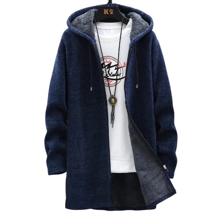 Levoire | Veste Femme Avec Capuche Élégante Et Polyvalente Bleu