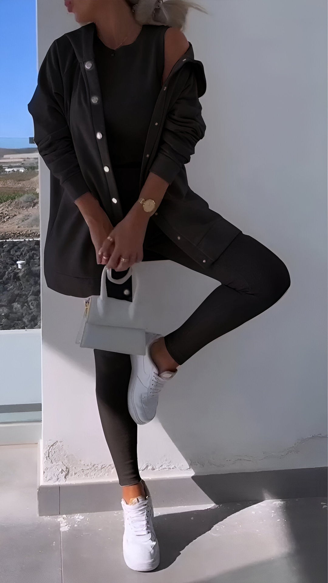 Levoire | Ensemble De Salon En Matériau Doux Noir