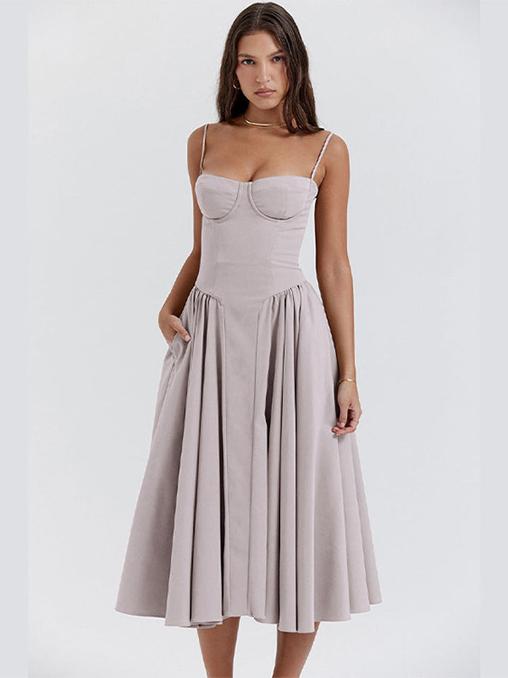 Levoire | Tailles Formantes Robe Dt Gris clair