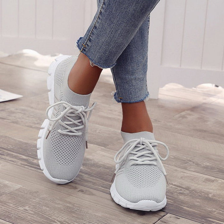 Levoire | Femmes Chaussures De Course En Mesh Gris