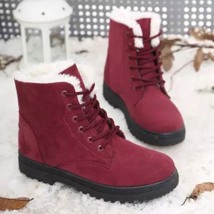 Levoire | Bottes À La Mode Avec Semelle Antidérapante Rot
