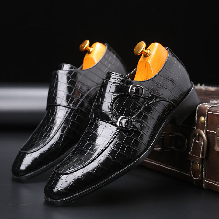 Levoire | Chaussures En Cuir Respirantes À Bout Carré noir