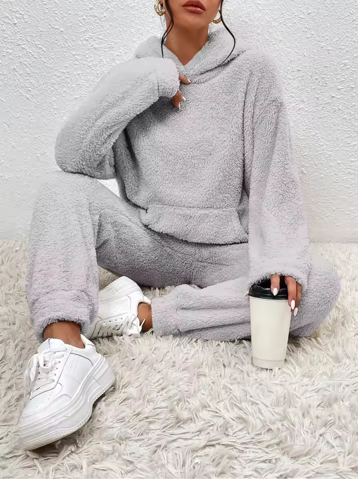 Levoire | Fleece Confortable Avec Capuche