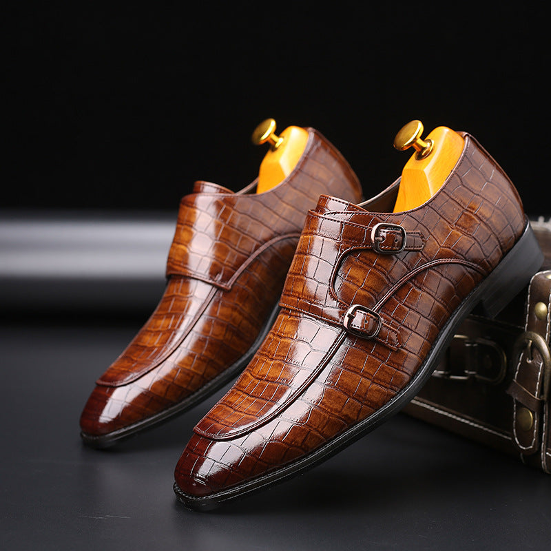 Levoire | Chaussures En Cuir Respirantes À Bout Carré braun