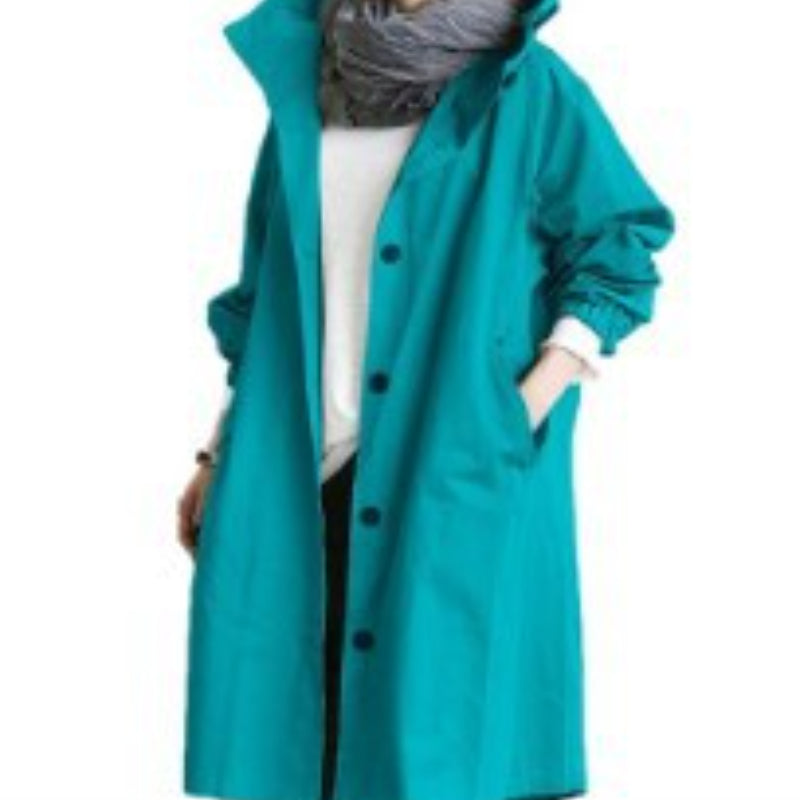 Levoire | Manteau Trench Imperméable Pour Femmes Bleu