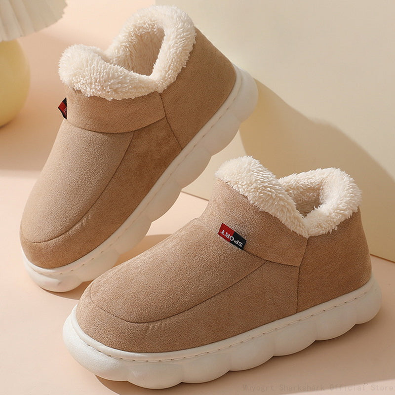 Levoire | Chaussettes Chevilles Chaudes Avec Doublure En Polaire Et Semelle Antidérapante Khaki