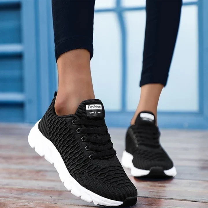 Levoire | Sneaker Tricot - Flexible & Respirant Noir