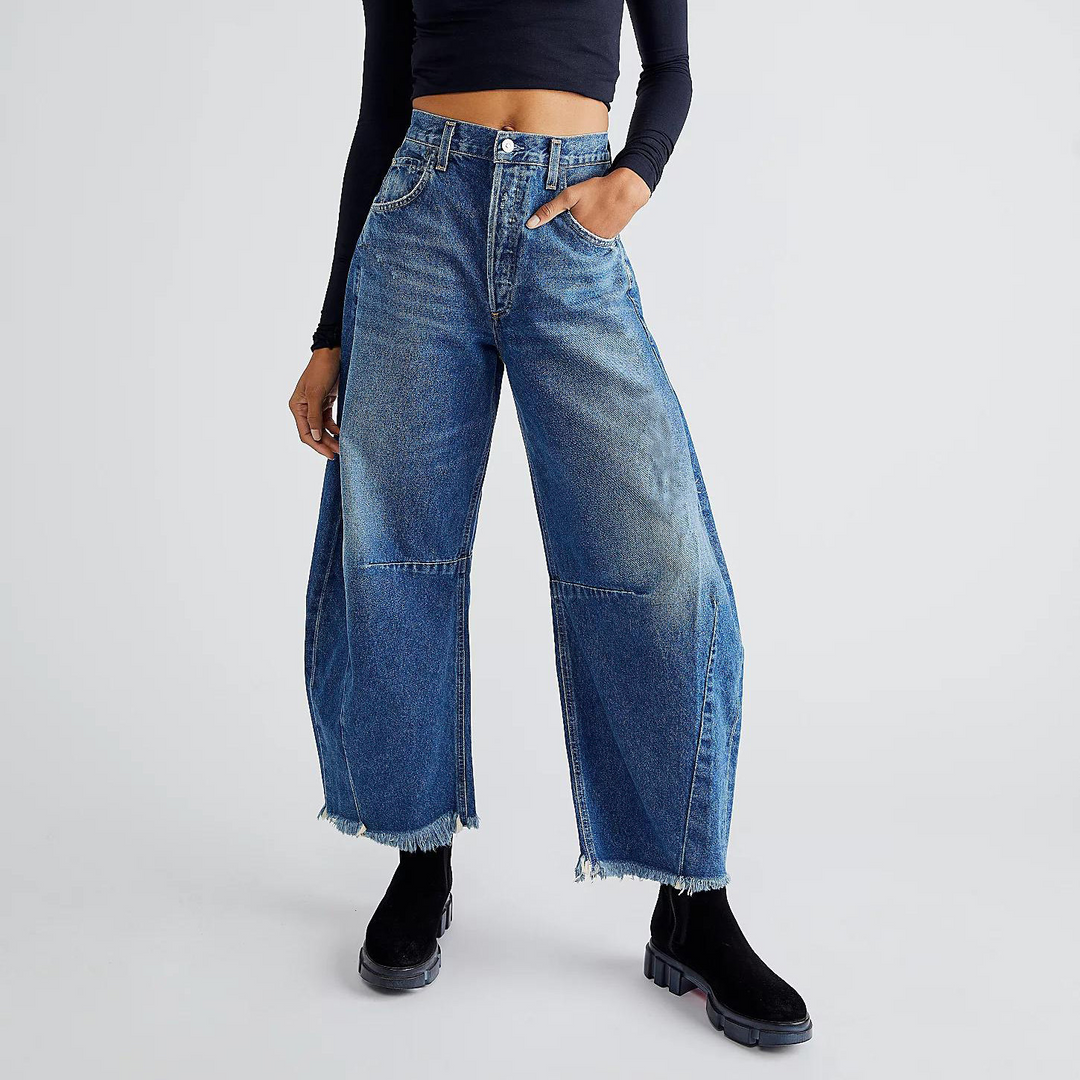 Levoire | Femme Jean Confortable - Vintage Bleu Marine